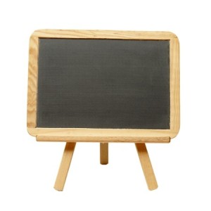 + blank chalkboard on easel May 12 12687020_s