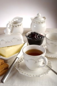 + tray of tea and toast Generosity May 2010 10352945_s